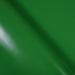 Тентовый материал ПВХ 450 гр/м2, Зелёный (Ширина 160см), на отрез  в Севастополе, 450 г/м2, 799 руб