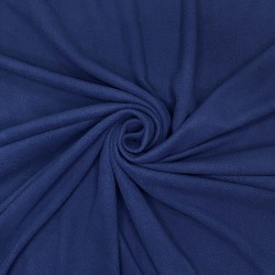 Флис Односторонний 130 гр/м2, цвет Темно-синий (на отрез)  в Севастополе