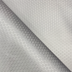 Ткань Оксфорд 300D PU Рип-Стоп СОТЫ, цвет Светло-Серый (на отрез)  в Севастополе