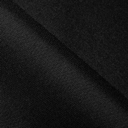 Прорезиненная ткань Оксфорд 600D ПВХ, Черный  в Севастополе, 340 г/м2, 359 руб
