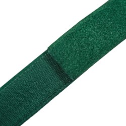 Контактная лента 40мм (38мм) цвет Зелёный (велькро-липучка, на отрез)  в Севастополе
