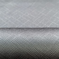 Ткань Блэкаут для штор светозатемняющая 100% &quot;Орнамент Серый&quot; (на отрез)  в Севастополе